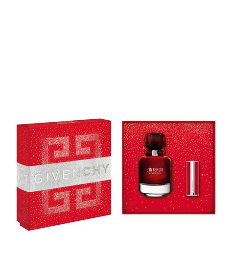 givenchy perfume gift pack|givenchy l'interdit gift set boots.